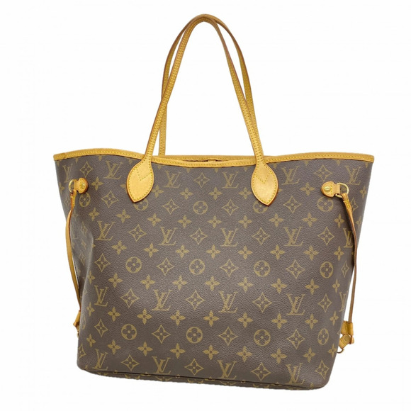 Louis Vuitton Handbags - LOUIS VUITTON Brown Monogram Neverfull MM Tote Bag